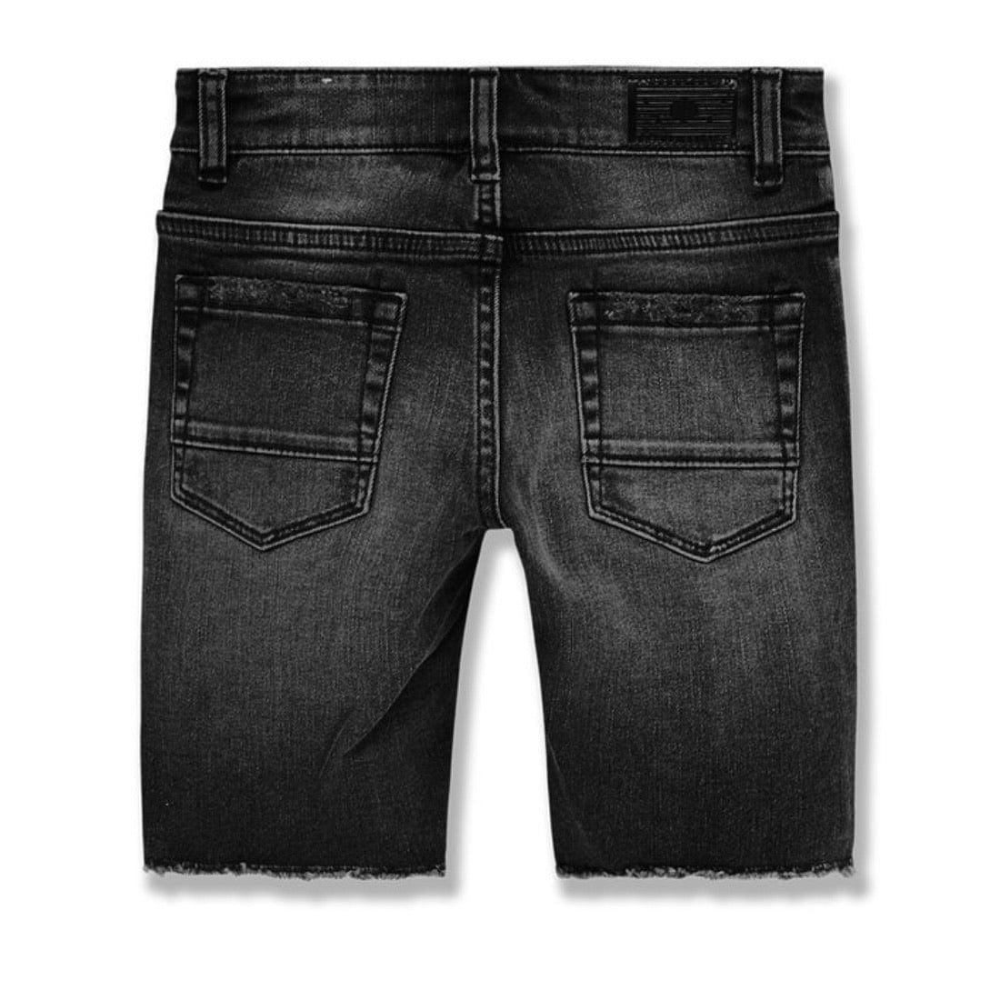 Kids Jordan Craig Abyss Denim Shorts (Black Shadow) J3165SK