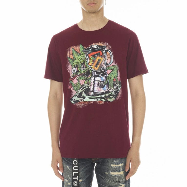 Cult Of Individuality "Blender" Short Sleeve Tee (Beet Red) 622A4-K57A