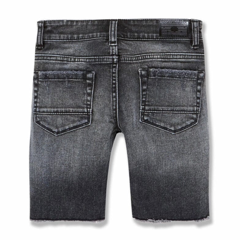 Kids Jordan Craig Hartford Denim Shorts (Black Shadow) J3192SK