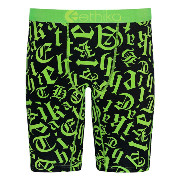 Ethika Good Looks Underwear (Black & Green) MLUS1885
