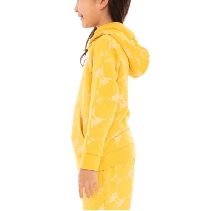 Kids Kappa Authentic Emaios Hoodie (Yellow)