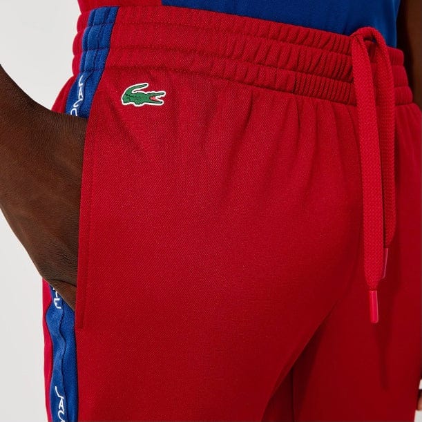 Lacoste Sport Pique Jogging Pants (Red/Blue) XH6934