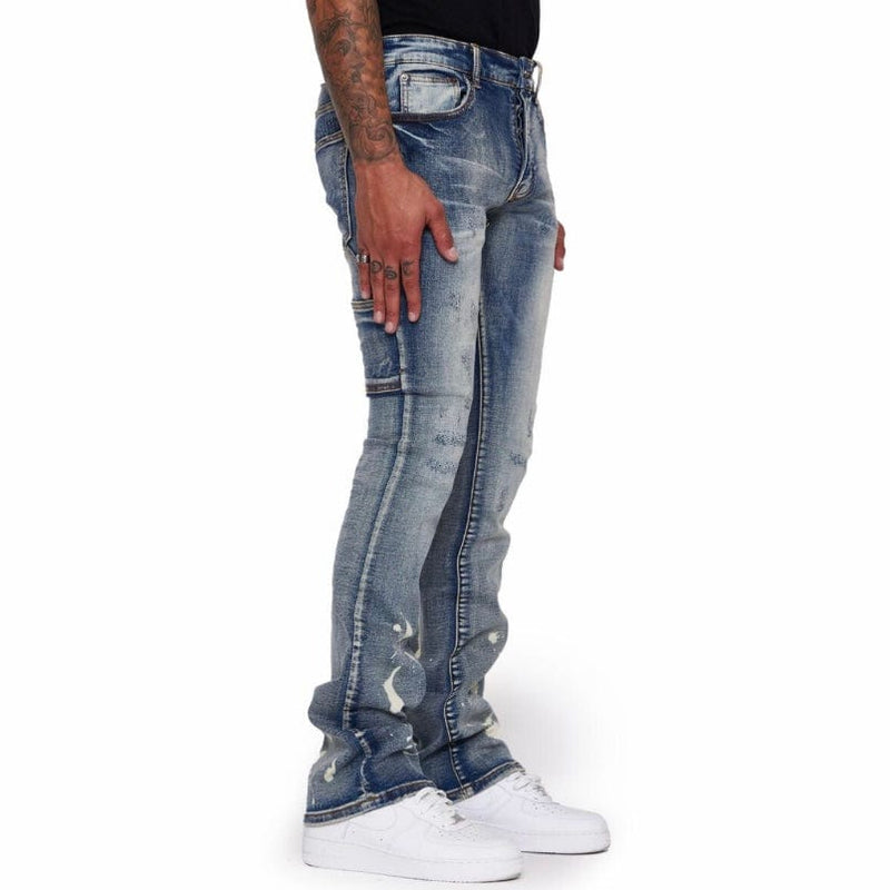 Valabasas Stacked M82 Jeans (Azzurro) VLBS2254