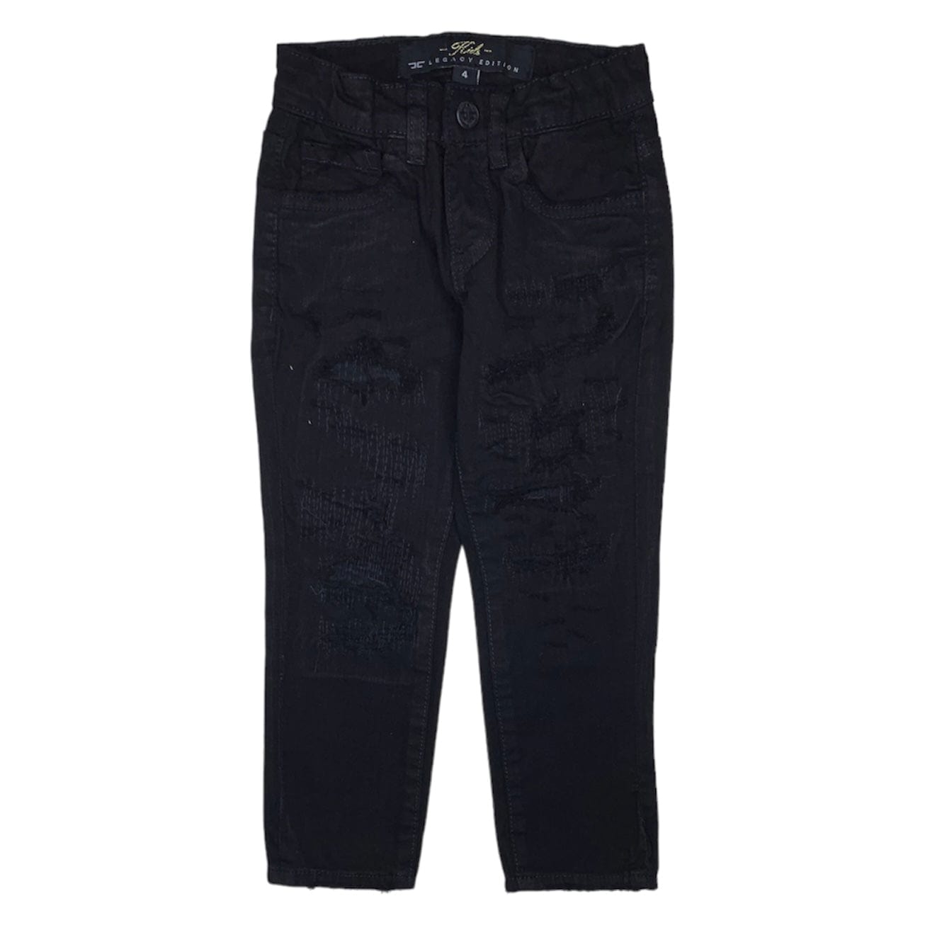 Kids Jordan Craig Bayside Rip & Repair Denim (Jet Black) JS355RK