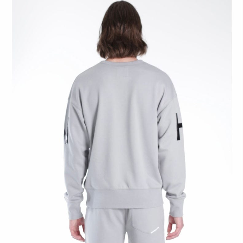 Hvman Crew Sweatshirt (Ghost) 322AC-CF22D