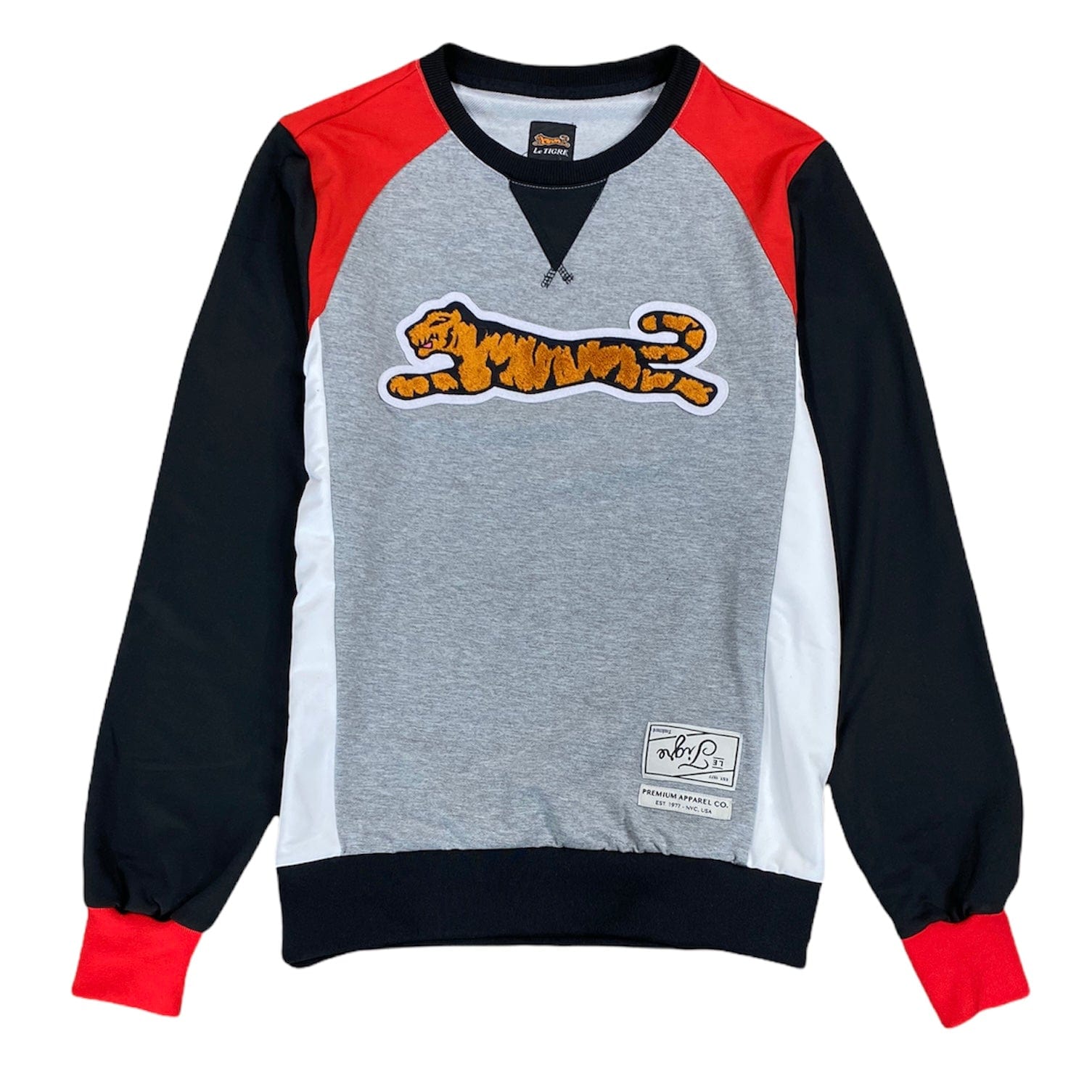 Le Tigre Crew Sweatshirt (Black) LT-552