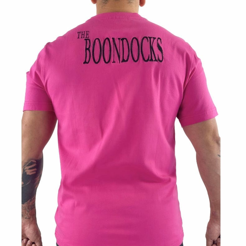 De Kryptic The Boondocks Say Hello To My Little Friend T Shirt (Pink) BD-KT-047