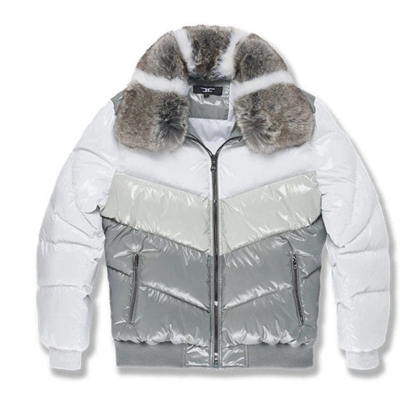 Kids Jordan Craig Sugar Hill Nylon Puffer Jacket (Arctic White) 91548K