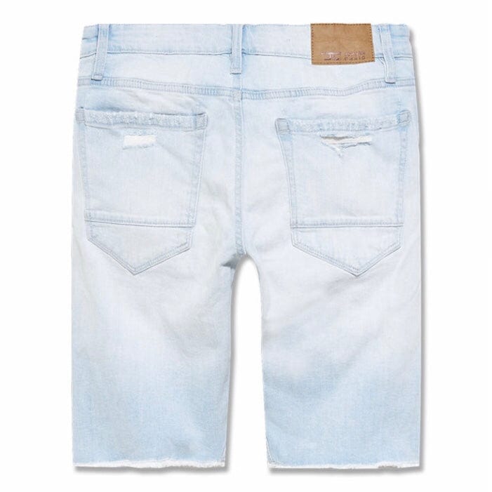 Jordan Craig Baltimore Retro Denim Shorts (Ice Blue) J3195S