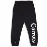 Carrots Wordmark Sweatpants (Black) CRTSF22-WSP