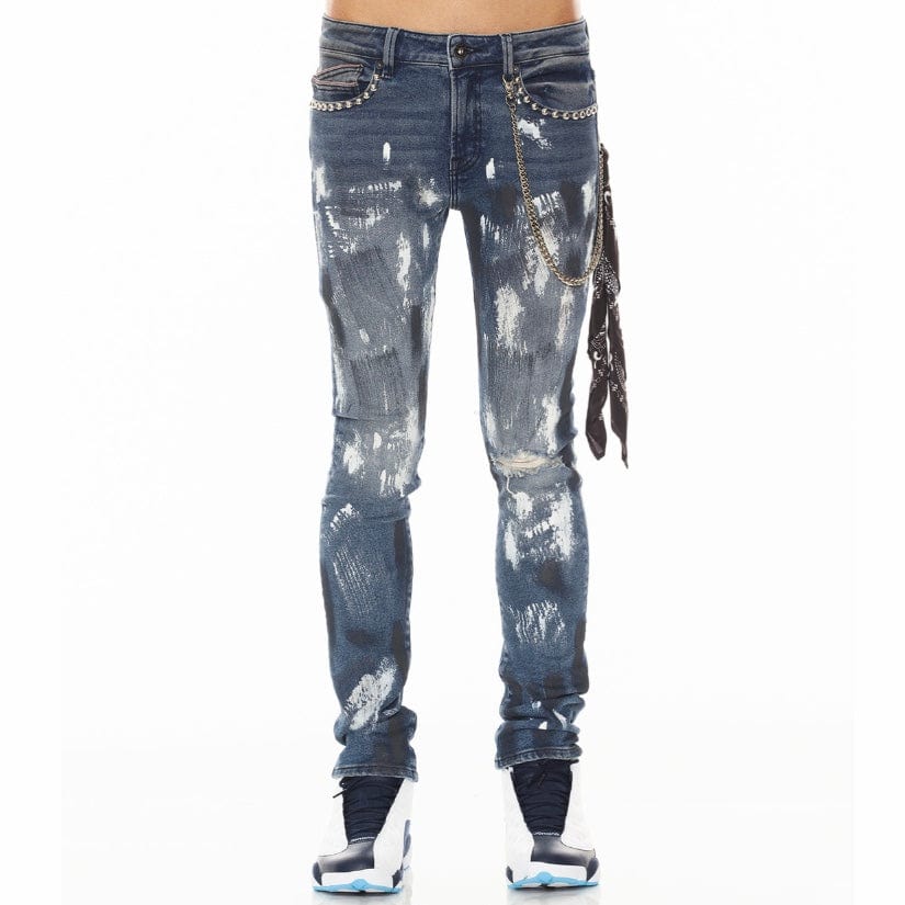 Cult Of Individuality Punk Super Skinny Jean (Leopard) 622B9-SS40Y