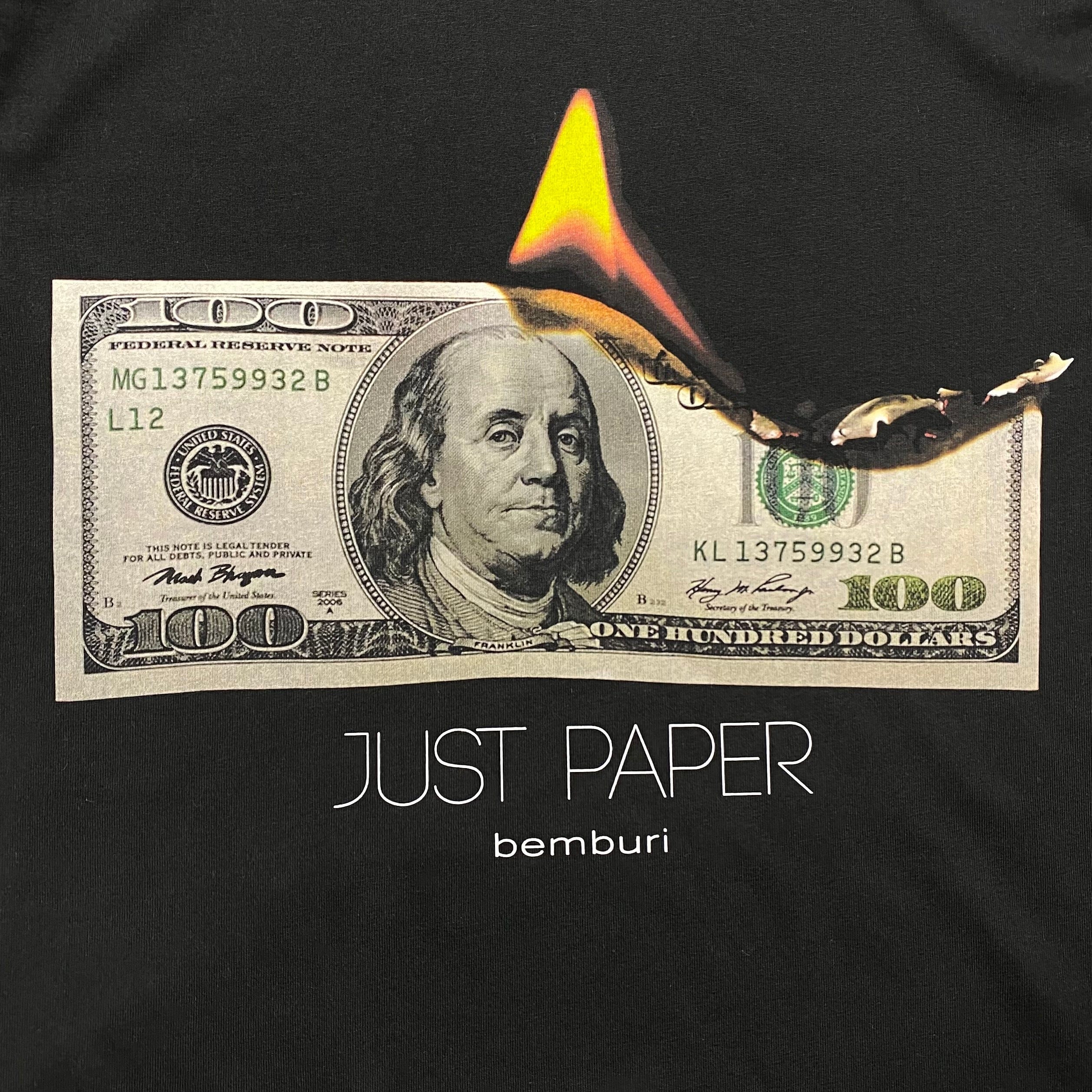 Bemburi Just Paper T Shirt (Black)