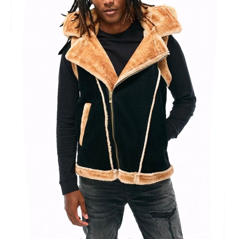 Jordan Craig Denali Shearling Vest (Dark Roast) 9368V