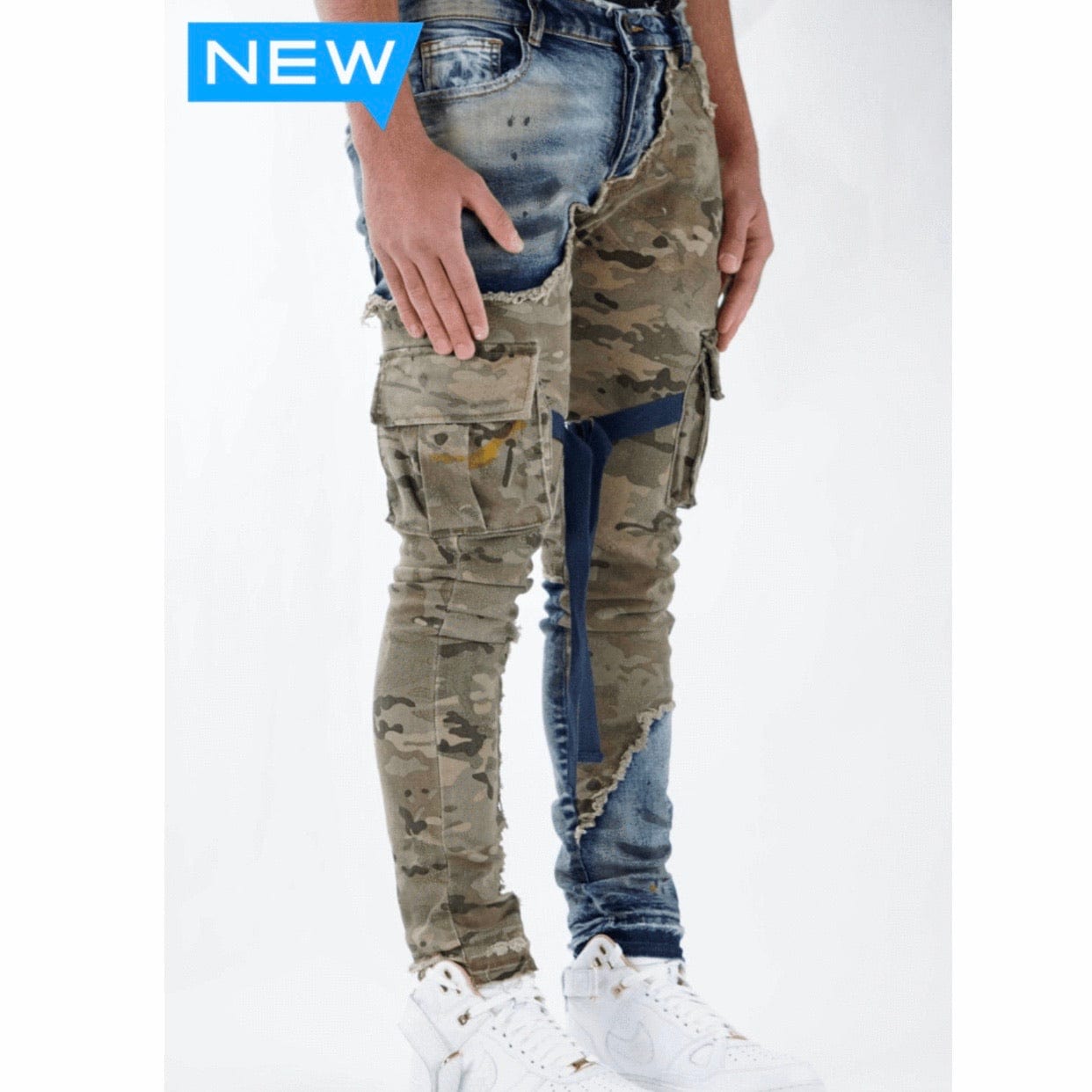 Valabasas Dragon Jeans (Blue/Olive Camo) VLBS2038