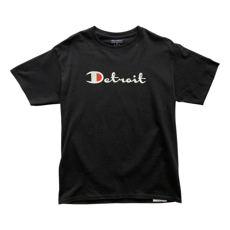 Ink Detroit Champion T Shirt (Black) - INKCHP