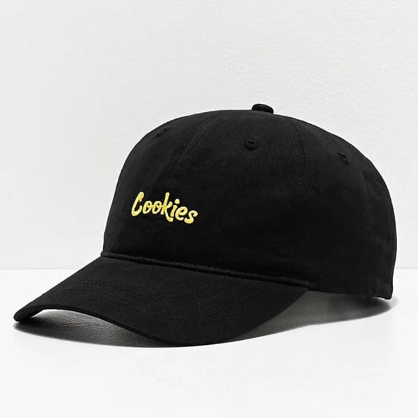 Cookies Original Mint Cotton Canvas Embroidered Dad Cap (Black/Yellow)