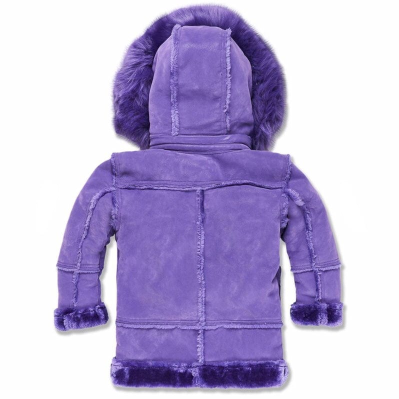 Kids Jordan Craig Denali Shearling Jacket (Purple) 91540K