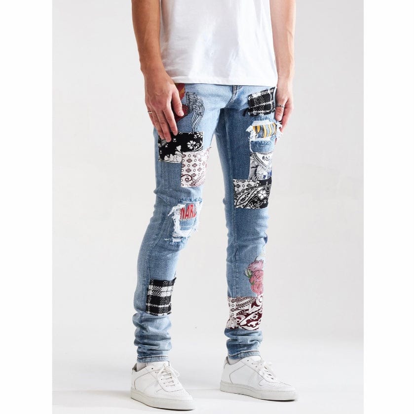 Embellish Arcadia Denim (Blue Patchwork) EMBSUM121-105