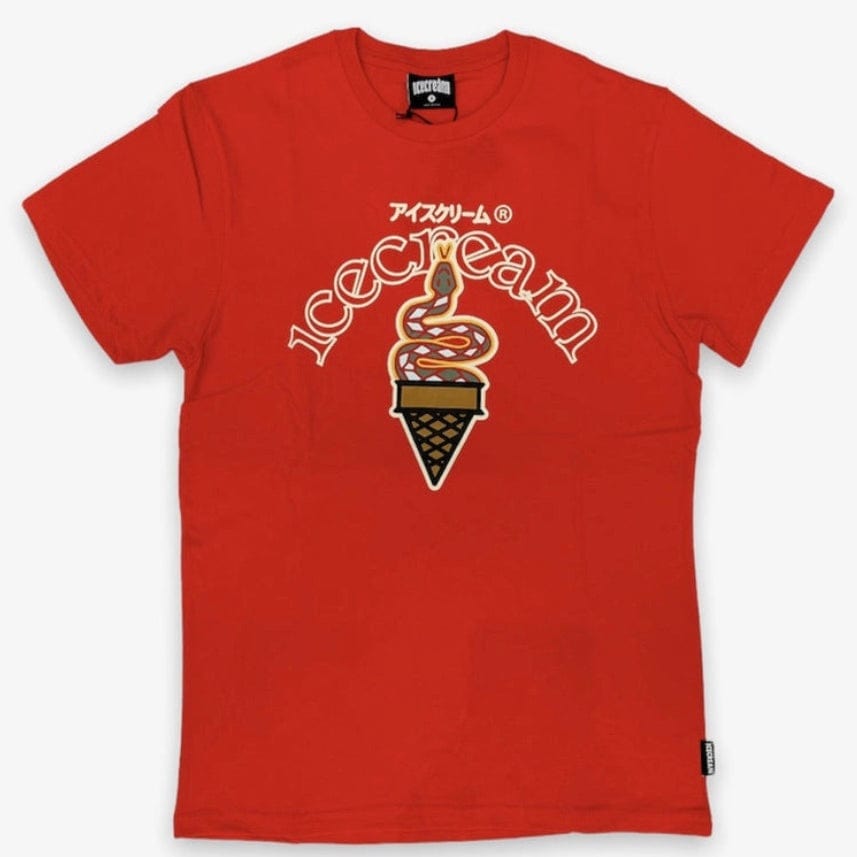 Ice Cream Snakey Cone Short Sleeve Tee (Tomato) 421-5205