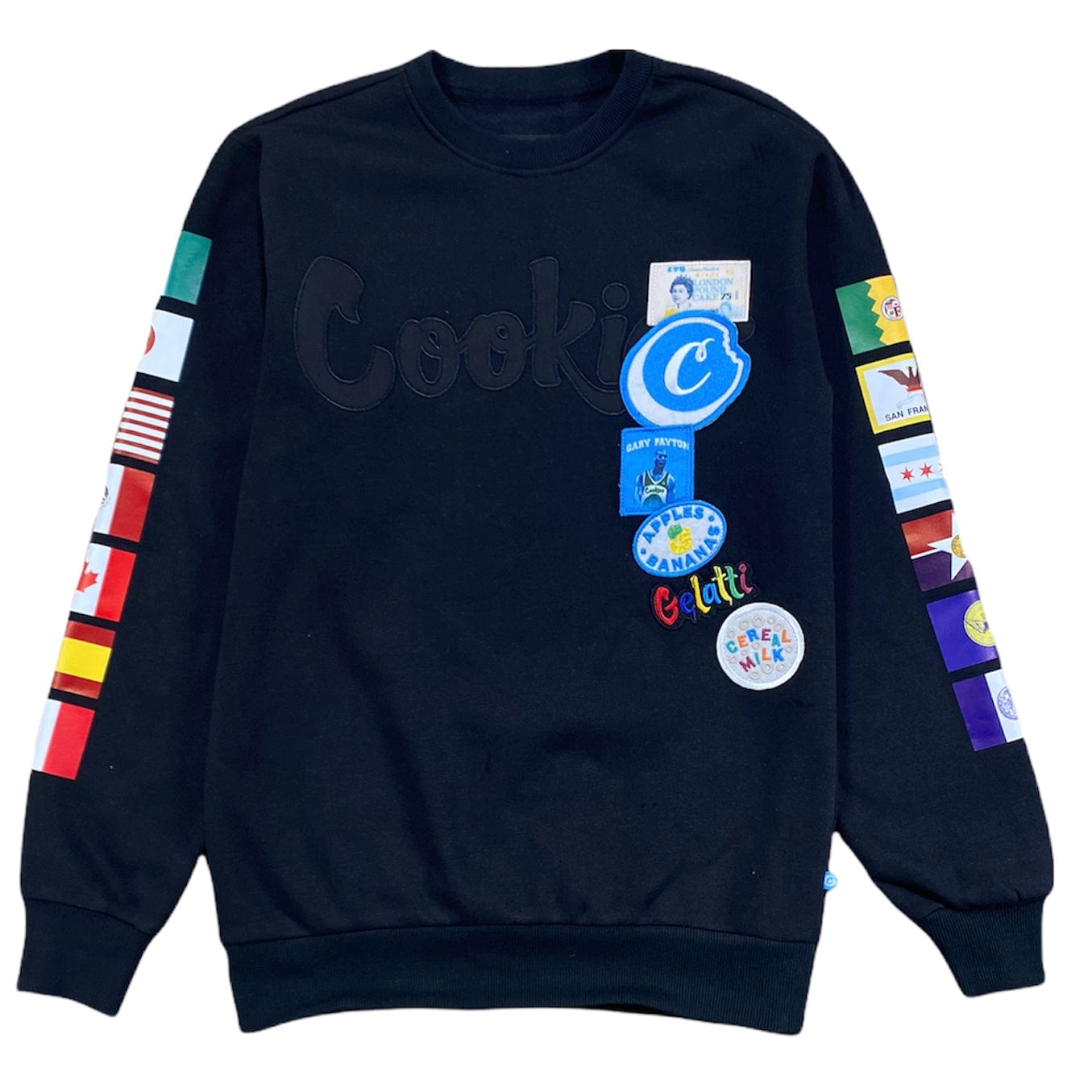 Cookies Award Tour Fleece Crewneck (Black) 1554C5286