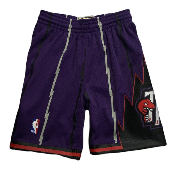 Boys Mitchell & Ness Nba Toronto Raptors Swingman Road Shorts (Purple)