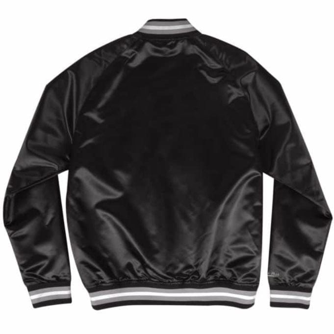 Mitchell & Ness Mlb Chicago White Sox Lightweight Satin Jacket (Black)