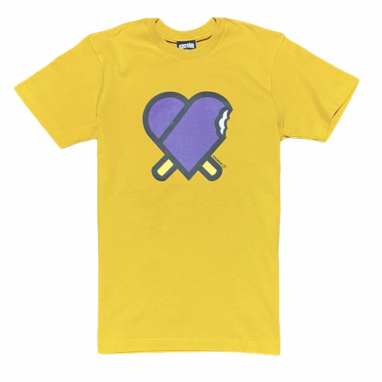 Ice Cream Bite Short Sleeve Tee (Golden Yellow) 411-3203