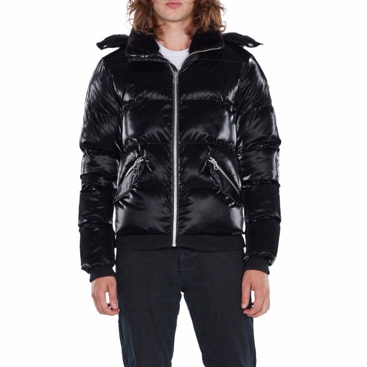 Woodpecker Woody Bomber Jacket (All Wet Black) WPM001