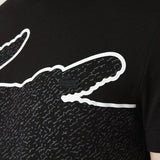 Lacoste Pique Blend Crew Neck T Shirt (Black) TH2963