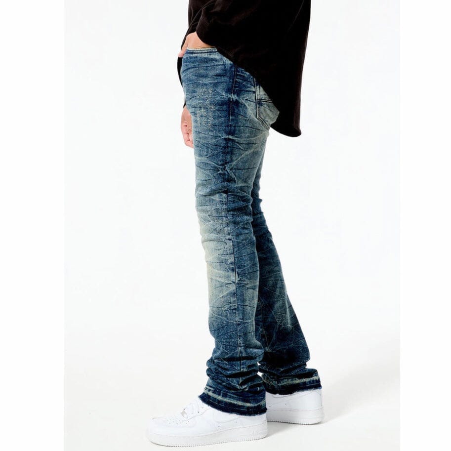 Jordan Craig Martin Stacked Woodstock Denim (Studio Blue) JTF201