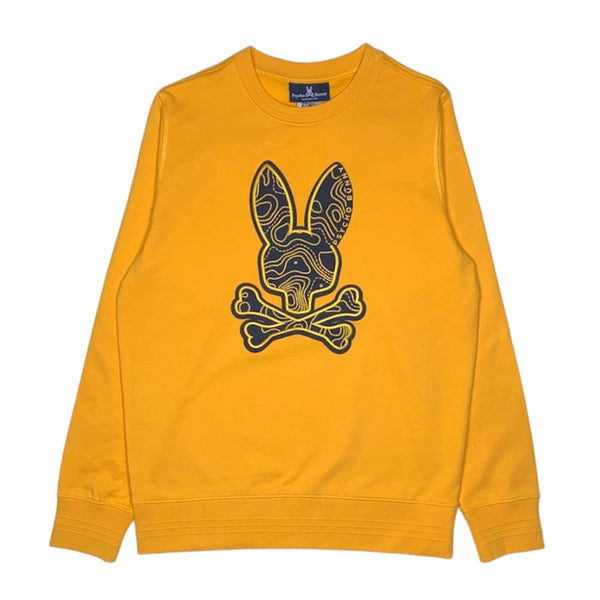 Psycho Bunny Dixon Logo Sweatshirt (Amber Frost) - B6S440R1FT