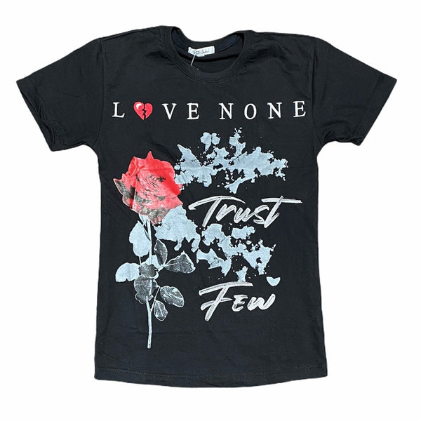Retro Label 4s Cement Love None T Shirt (Black)