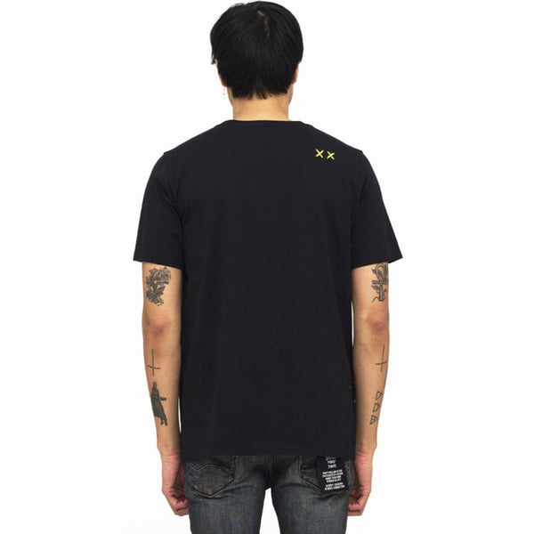 Cult Of Individuality Short Sleeve Crew "Bubble" Tee (Black) 621B8-K29A