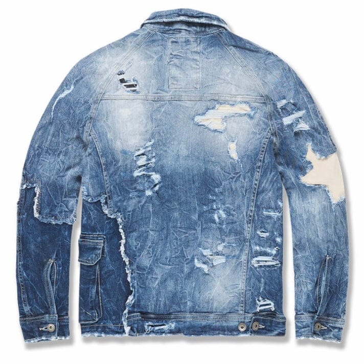 Jordan Craig Ambition Denim Trucker Jacket (Aged Wash) 91559