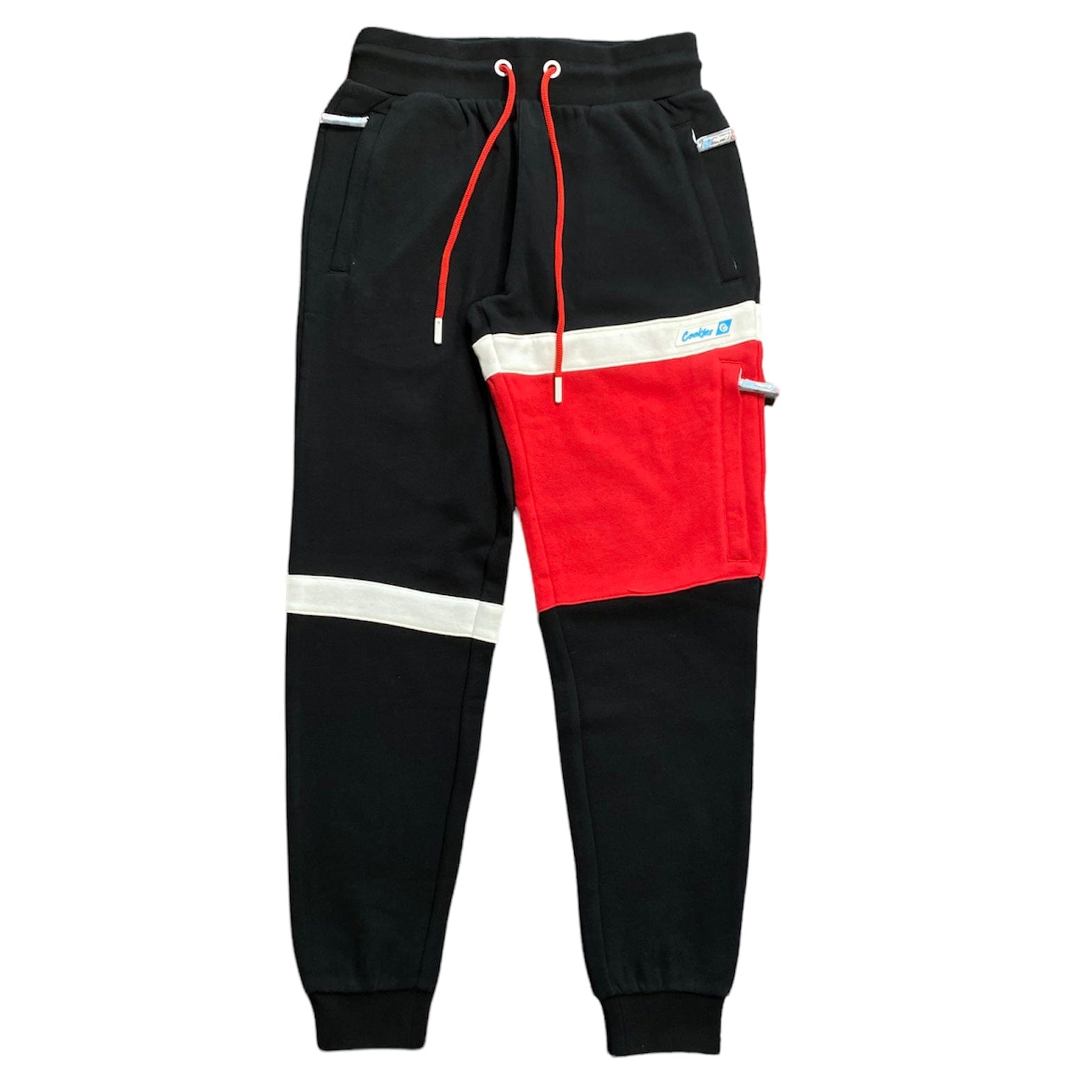 Cookies Bal Harbor Interlock Sweatpants (Black/Red) 1557B5898