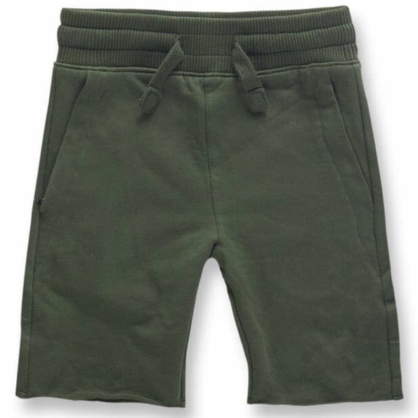 Juniors Jordan Craig Palma French Terry Shorts (Army Green) 8350SAB