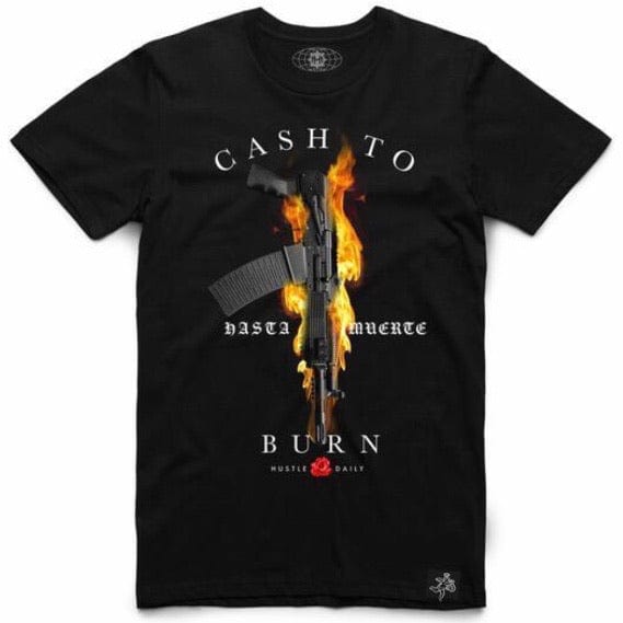 Hasta Muerte Hustle Daily Fire Carolina GT T Shirt (Black)