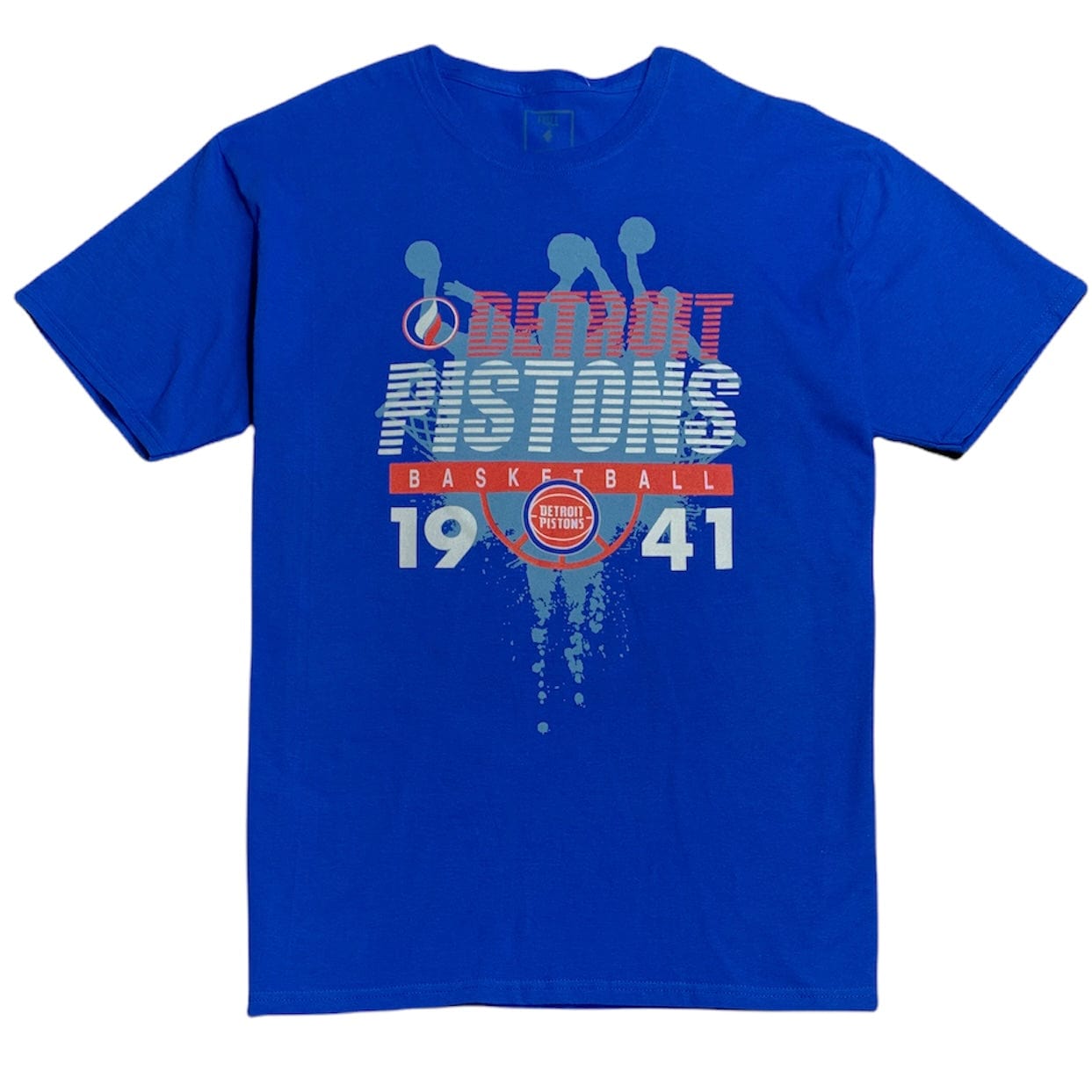 Fisll Est. 1941 Detroit Piston's T-Shirt (Blue) - NBA1233BLU