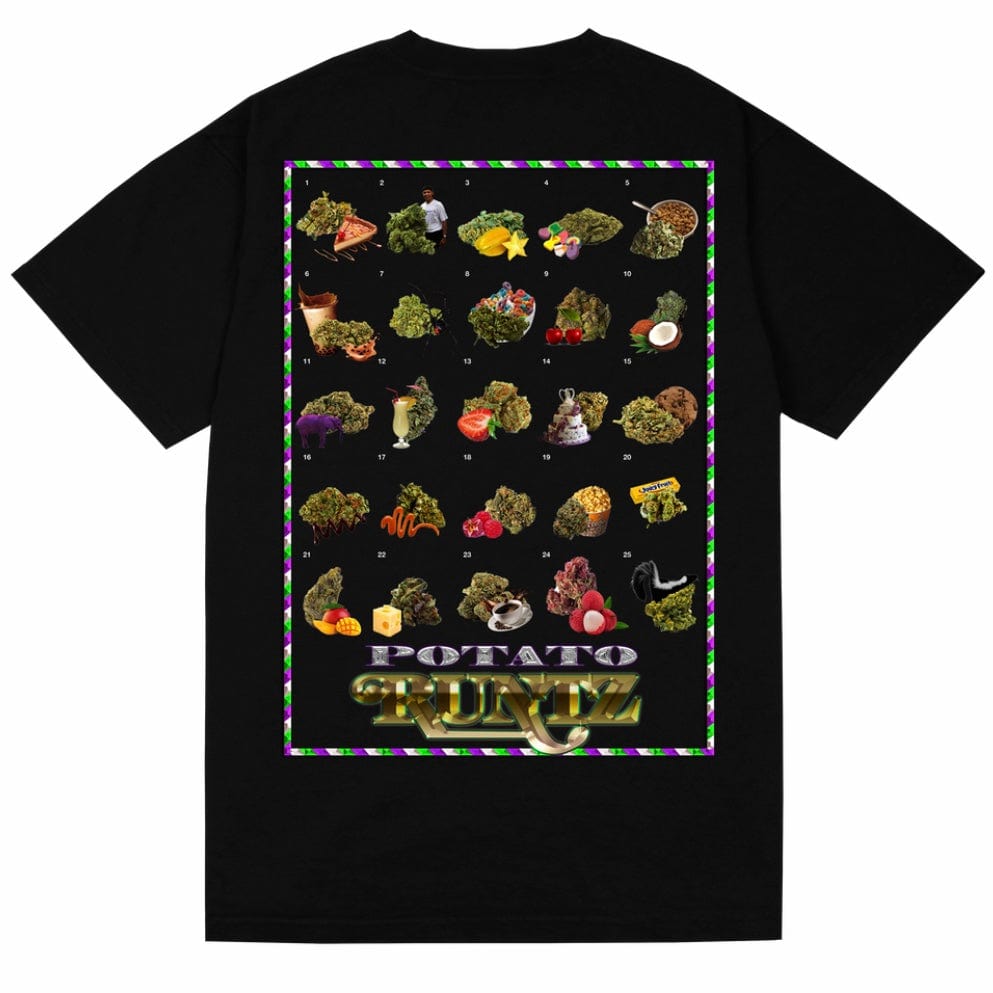 Runtz X Potato Menu Tee (Black)