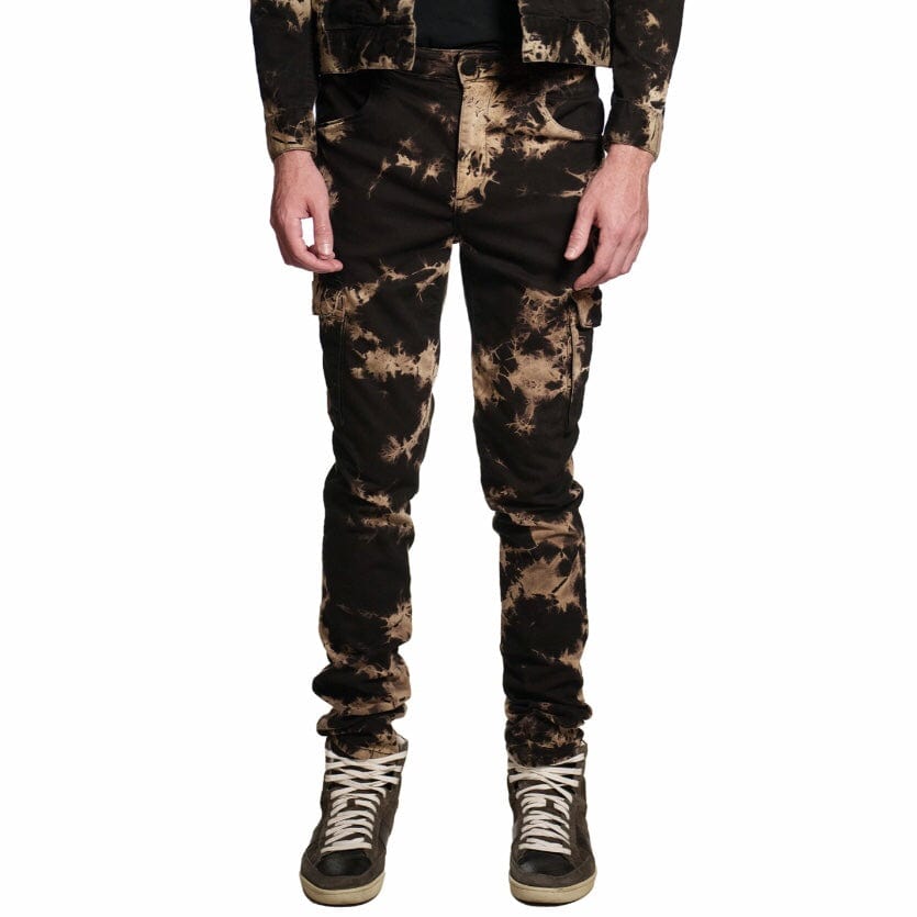 Monfrere Preston Tie Dye Cargo Pants (Sandstorm) 3015J92005