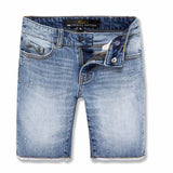 Kids Jordan Craig Hartford Denim Shorts (Medium Blue) J3192SK