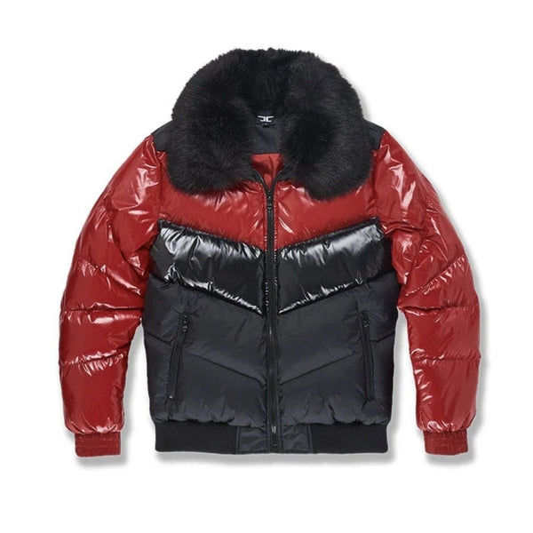 Jordan Craig Sugar Hill Nylon Puffer Jacket (Crimson) 91548K