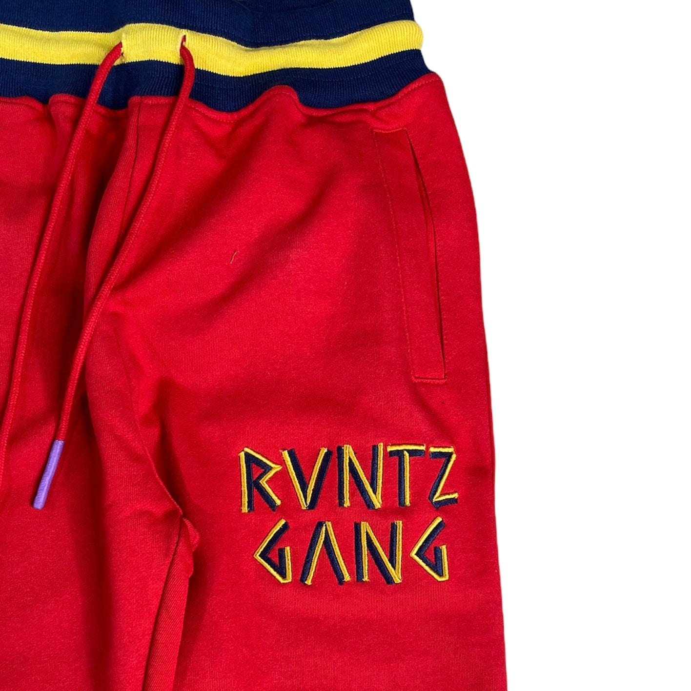 Runtz Chiseled Joggers (Red) 321-36441