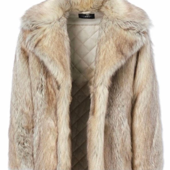 Jordan Craig Faux Fur Coat (Coyote) 91398