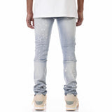 Kdnk Patched Ripped Jeans (Blue) KND4337