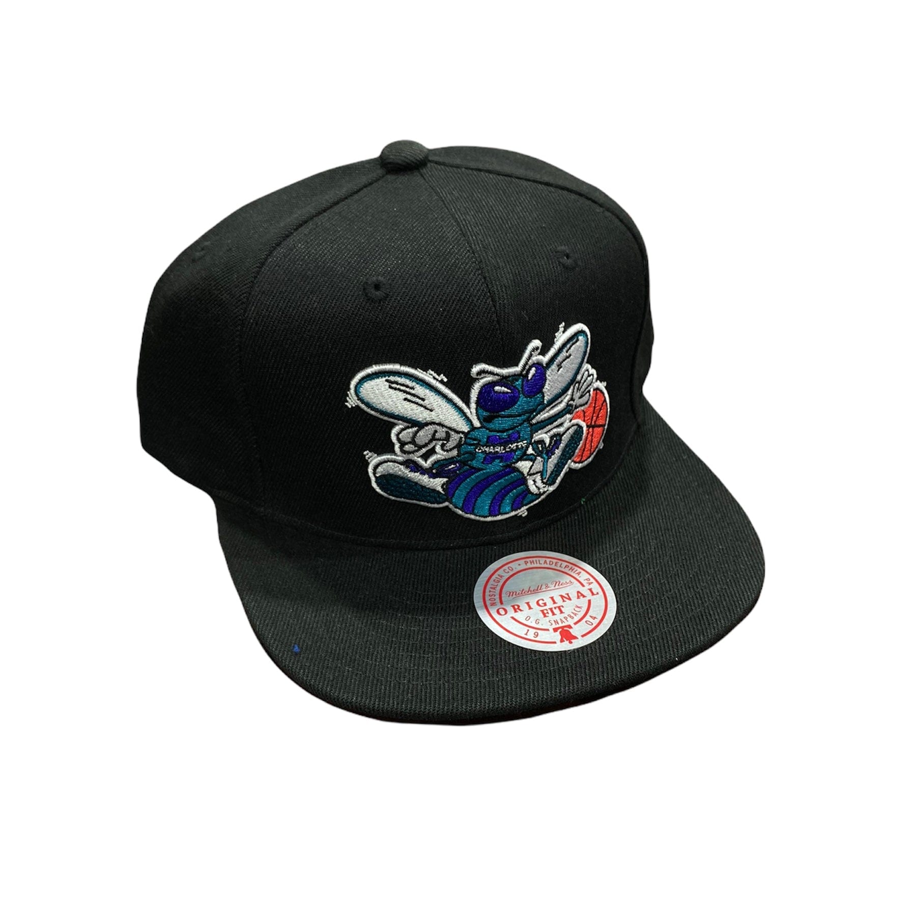 Mitchell & Ness Nba Hwc Charlotte Hornets Core Basic Snapback (Black)