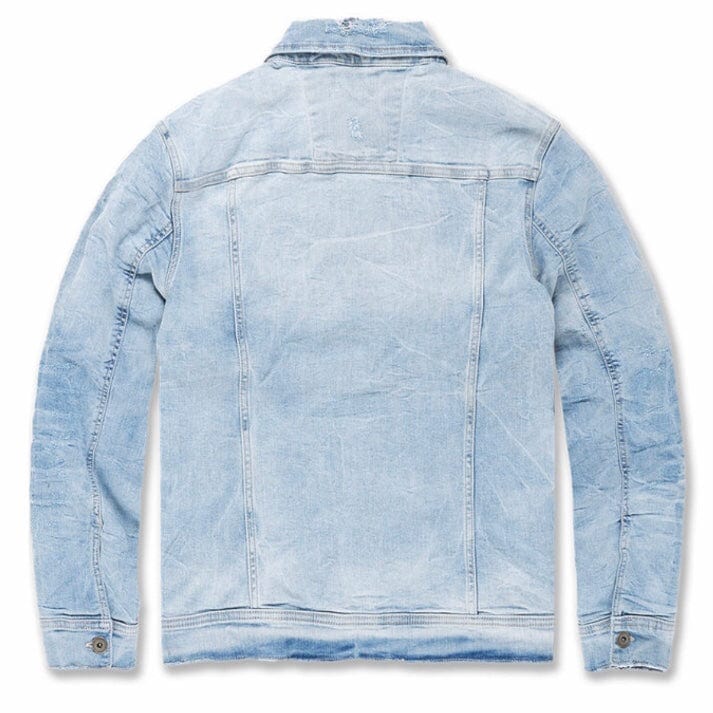 Jordan Craig Bayside Denim Trucker Jacket (Sky Blue) JJ350R