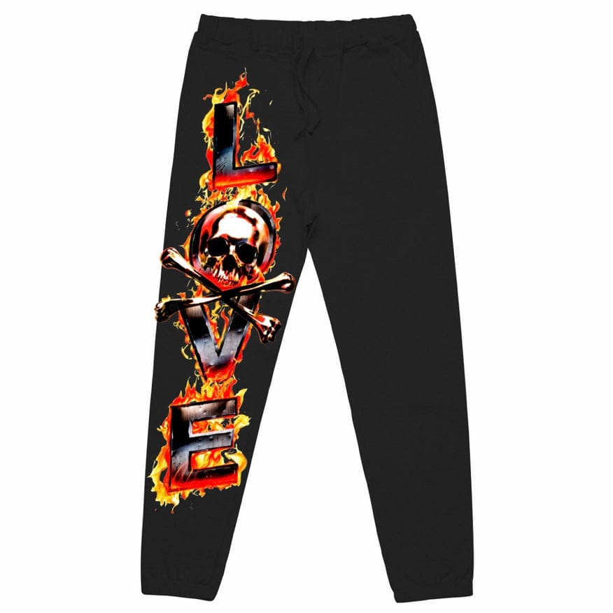 L.o.v.e Cross Bones Joggers (Black)