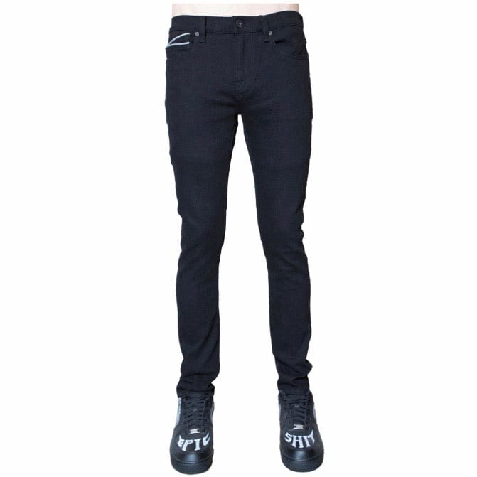 Cult Of Individuality Punk Super Skinny Stretch Jeans (Black) 69BC-SS06O