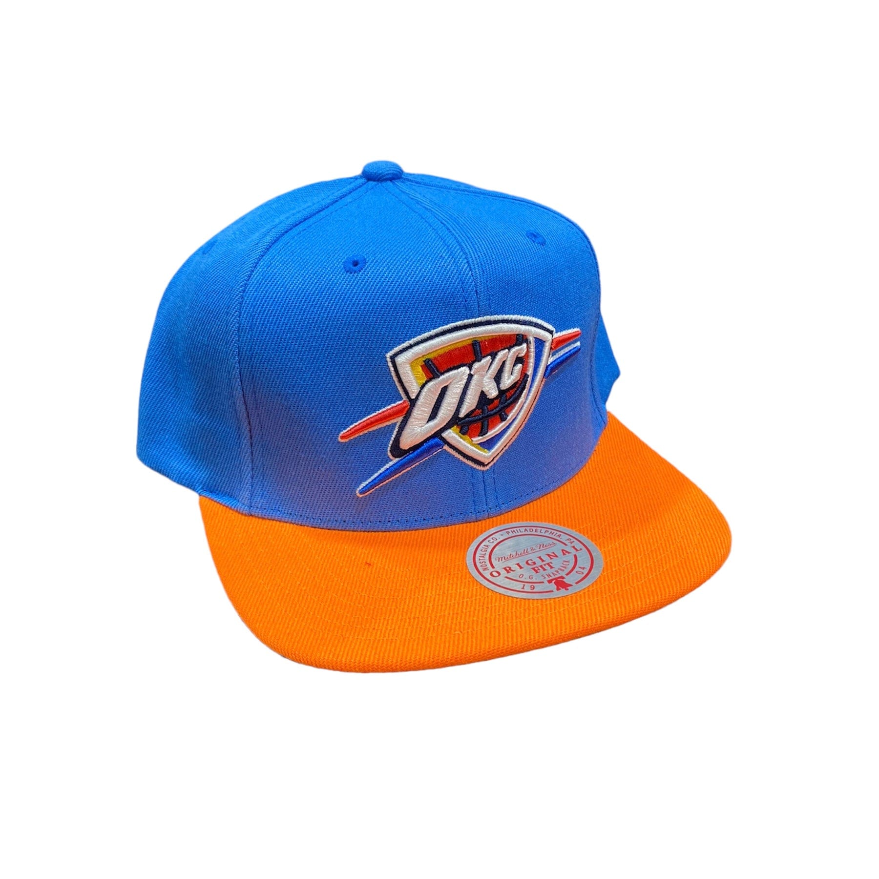 Mitchell & Ness Nba Oakland City Thunder Core Basic Snapback (Blue/Orange)